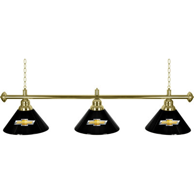 Luminaire suspendu pour table de billard 3 lumières Chevrolet