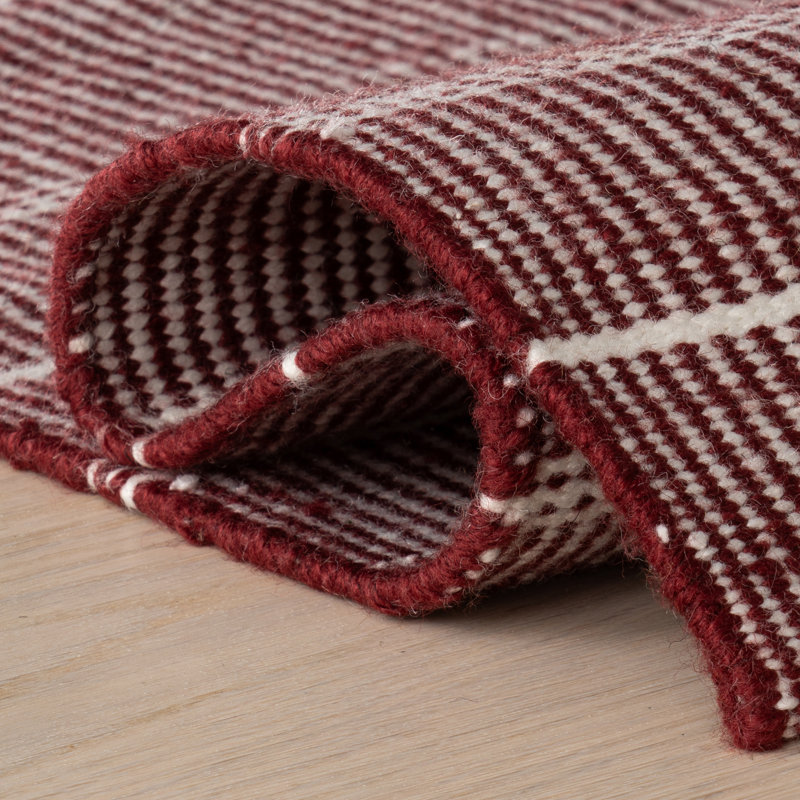 Samson Handwoven Indoor/Outdoor Rug, Red, Rectangle 7'6" x 9'6"