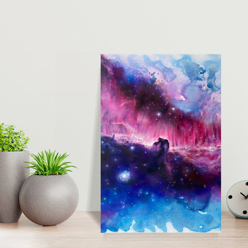 Contemporary Art Abstract Contemporary Landscape Nature Wall Art 1 Piece Wrapped Canvas Wall Art, 30.48cm H x 20.32cm W