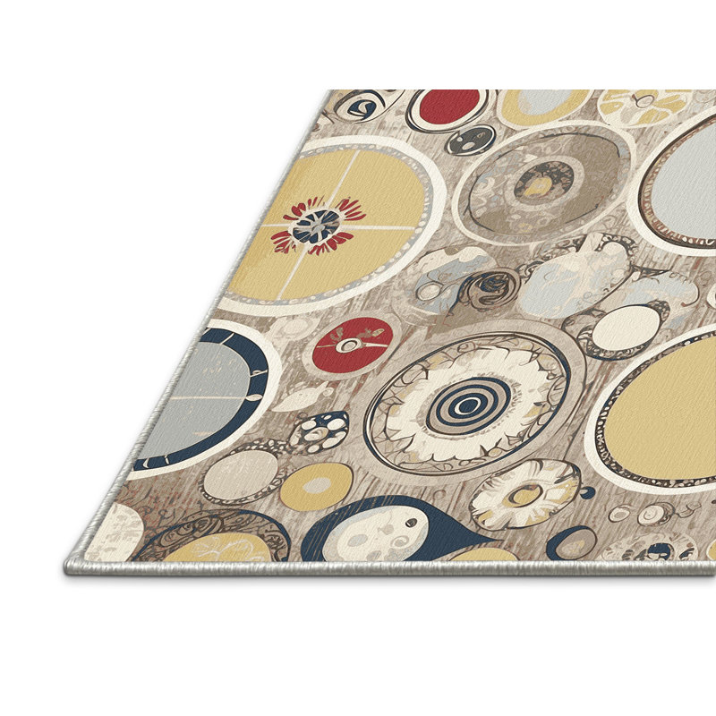 Snazzy Line Rug, Square 8'