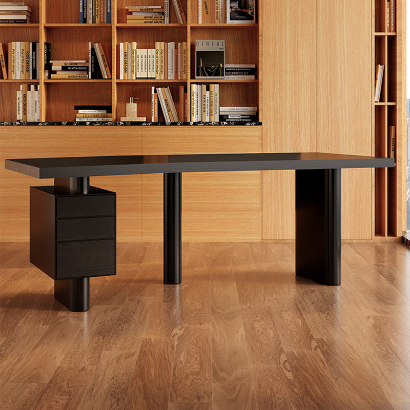 Bureau de style moderne et minimaliste, H 29,53 po x l 62,99 po x P 31,5 po