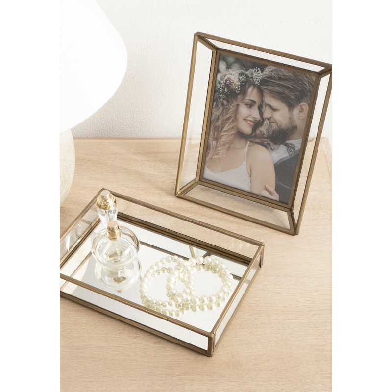 Ensemble de plateau de table avec cadre photo et plateau Nevala