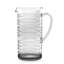 Aelfred Beaded Drinkware 13pcs Set (Clear Color) - Includes 1 Pitcher, 6 Pieces DOF, 6 Pieces Tumbler