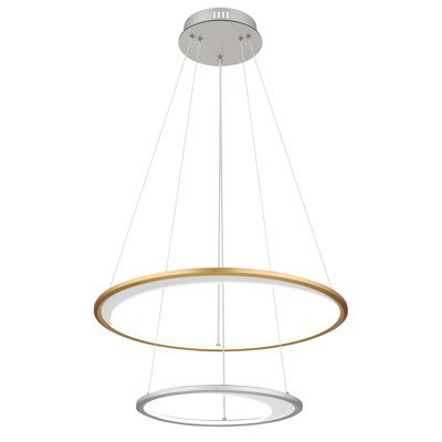 Coatney 1 - Light Silver LED Pendant