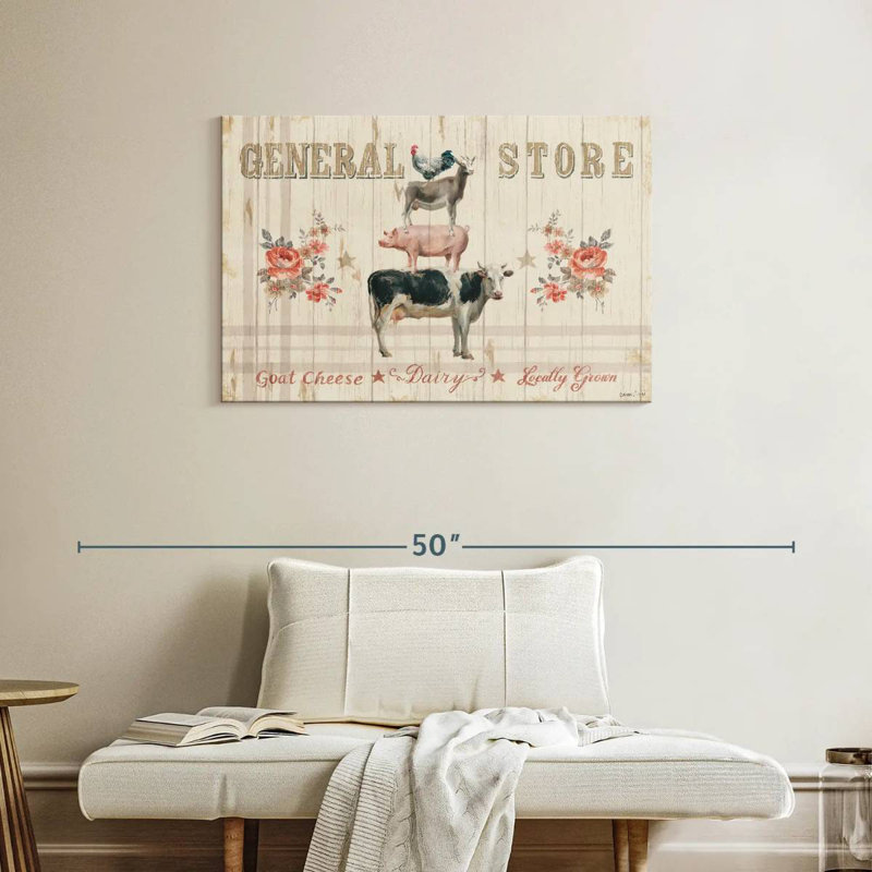 Plaque murale Farm Patchwork I, H 24 po x l 36 po