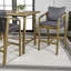 Tabourets de bar d'extérieur en bois d'acacia brun de 26 po Porto Coastal-1901870053