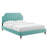 Sienna Performance Velvet Platform Bed-1980108827-1888945772