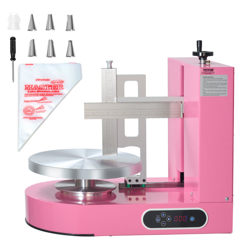 Machine à décorer le gâteau, Rose, H 21,65 po x L 23,62 po x l 14,57 po