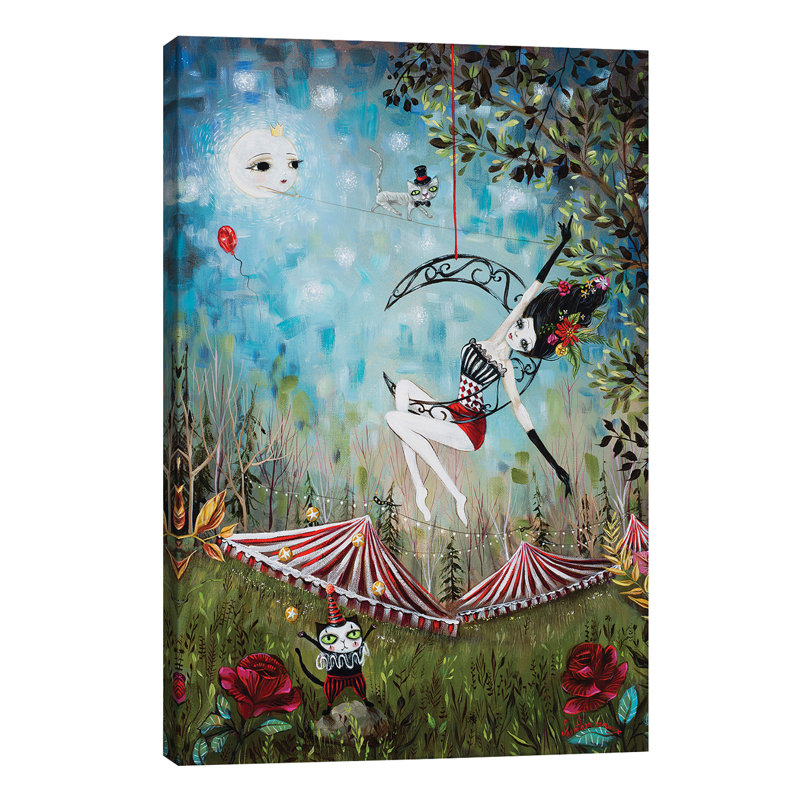 Moonglow by Heather Renaux - Wrapped Canvas Painting, 66.04 cm H x 45.72 cm W x 3.175 cm D