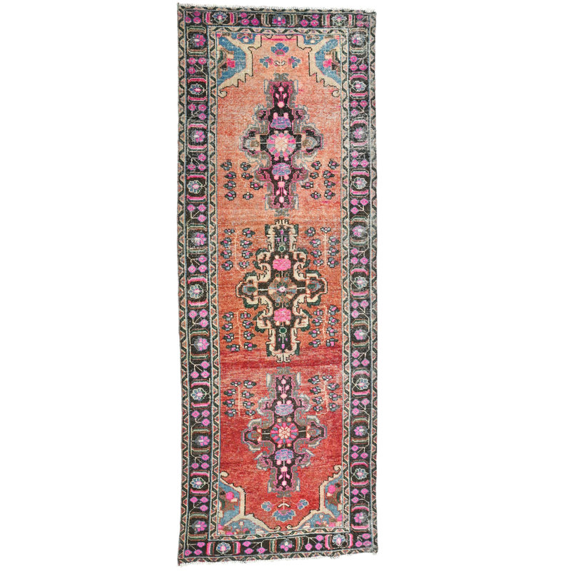 Tapis unique bleu / brun 3 pi 7 po x 10 pi 2 po Stroman Stroman