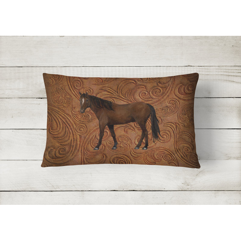 Horse Outdoor Throw Pillow