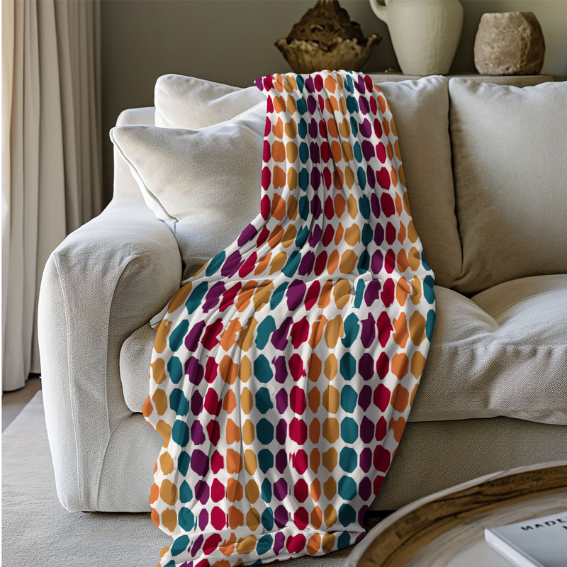 Plaine d'automne - couverture Sherpa de qualité supérieure 1 pièce, L 80 po x l 60 po