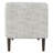 Yasira 52" Wide Storage Ottoman in Cream Chenille Fabric with Hidden Storage