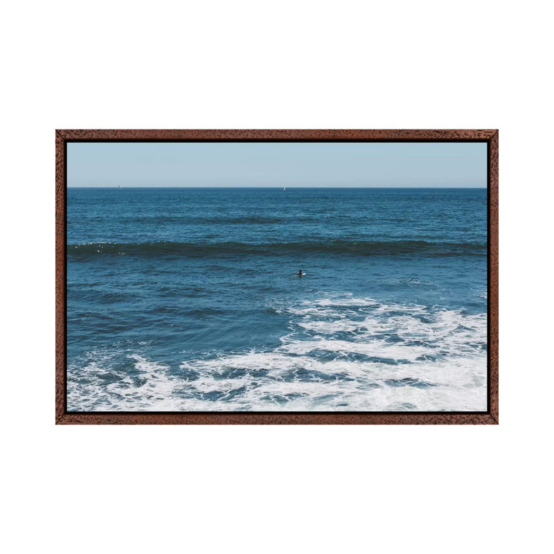 I'll Be Waiting 1 Piece Wall Art on Canvas, 45.72cm H x 66.04cm W x 3.81cm D, Classic Brown Wood Framed