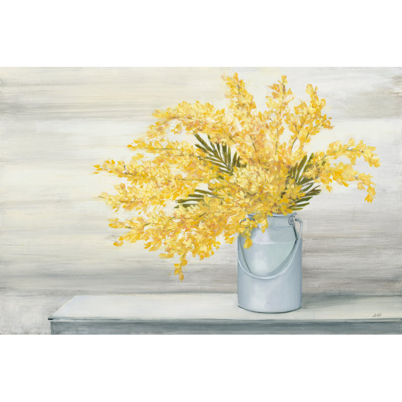 «Golden Fall Cuttings» par Julia Purinton, reproduction d'art sur toile tendue, H 8 po x l 12 po