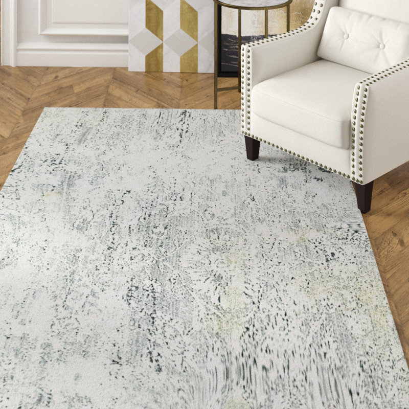 Tapis gris Newland, Rectangle 3 pi 11 po x 5 pi 7 po