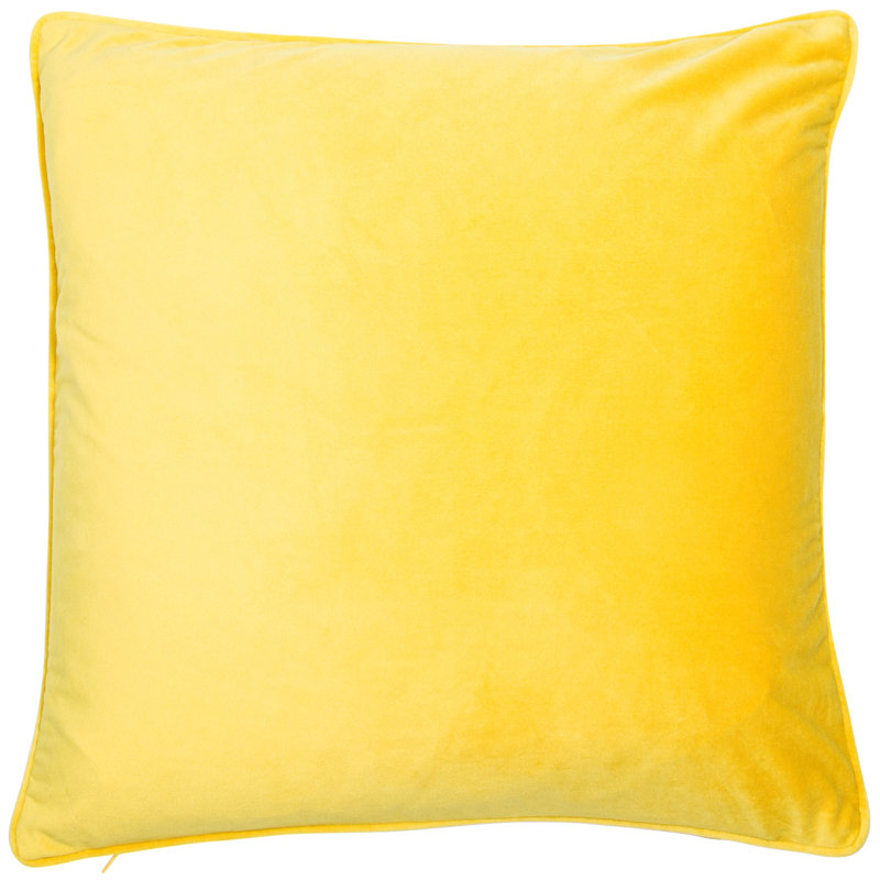 Cortinas Square Cushion, Mustard