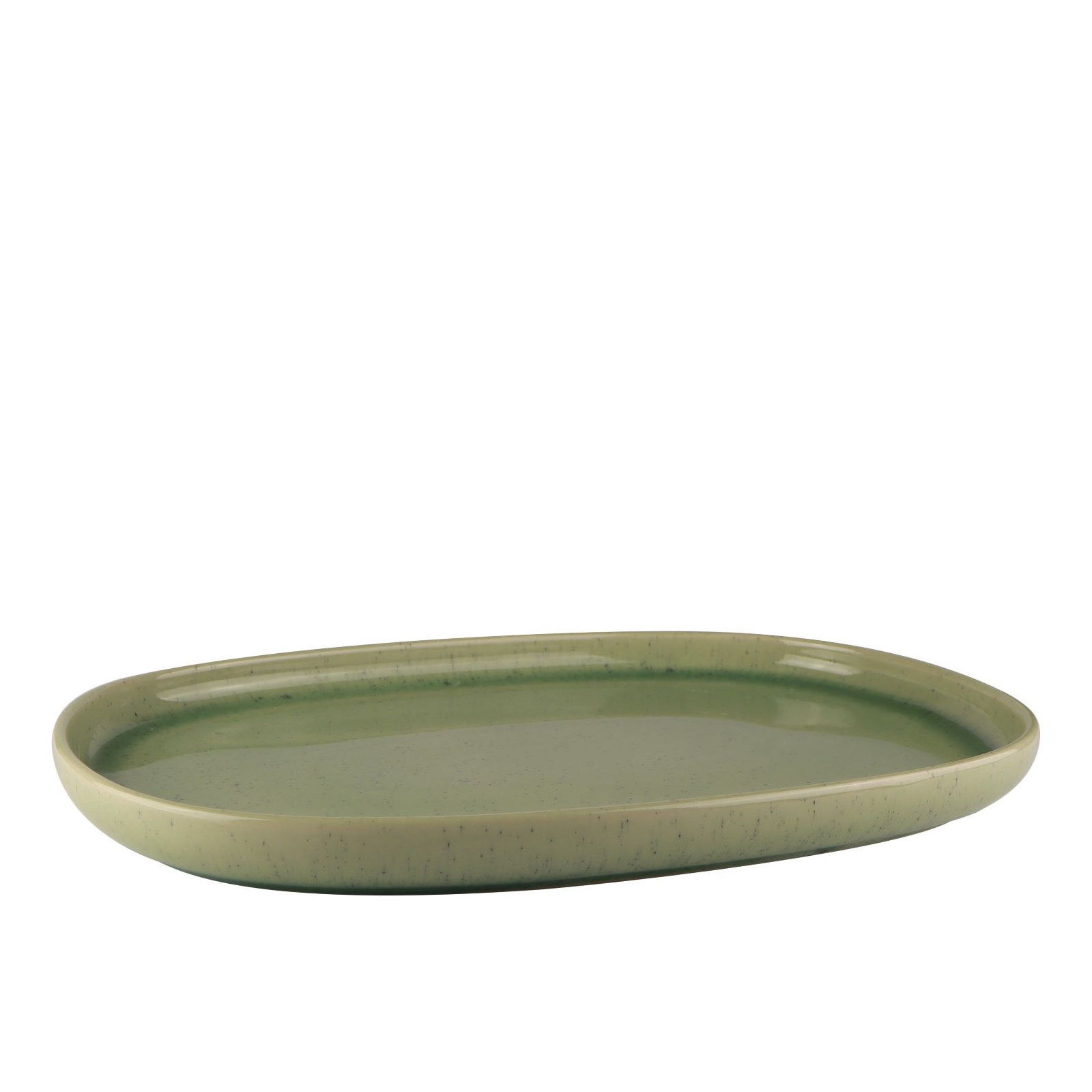 Aylor Oval Platter, Green