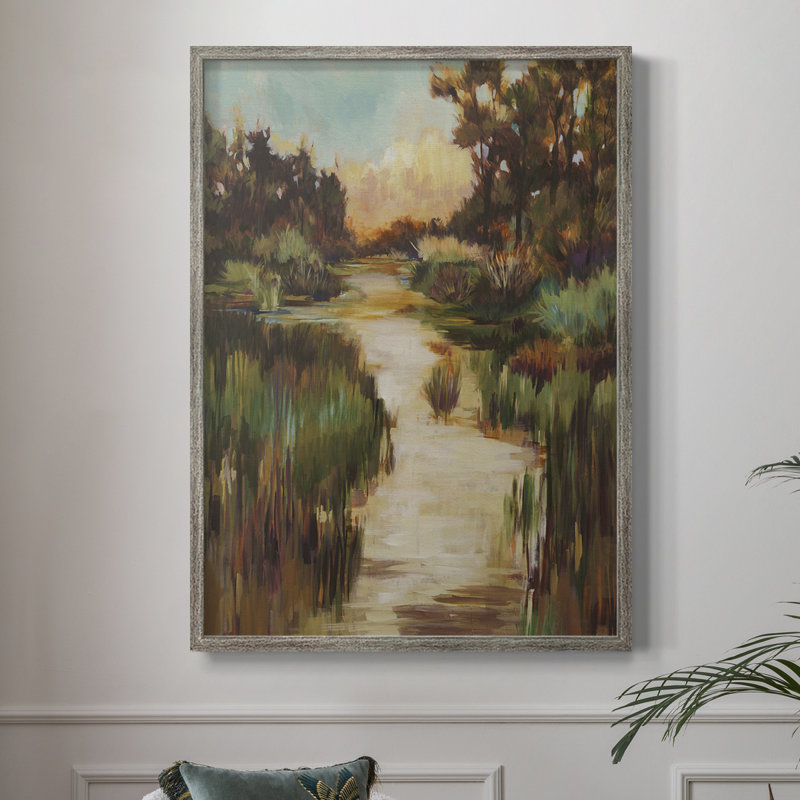 Well Worn Path Framed Print - Solid Wood, 11" H x 9" W