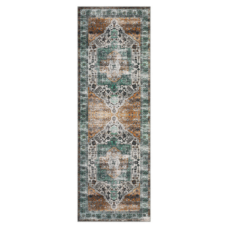 Tapis Audrienne avec envers antidérapant, Tapis de couloir 2 pi x 6 pi