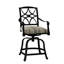 Wiltshire Powder Coated Aluminum Outdoor Stool-26205373-26205378-26205379