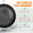 NutriChef Nutrichef 12'' Non-Stick Stainless Steel Wok with Lid