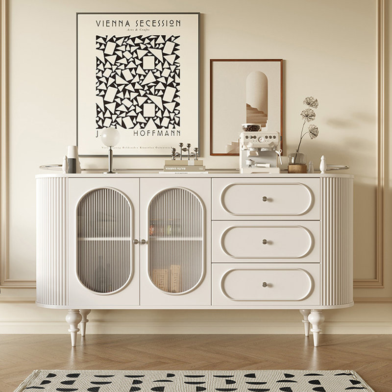 Addileigh Sideboard, White, 35.43" H x 59.06" W x 13.78" D