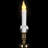 Flickering LED Window Candles With Timer - 8.5" - White - Set Of 6-109395143