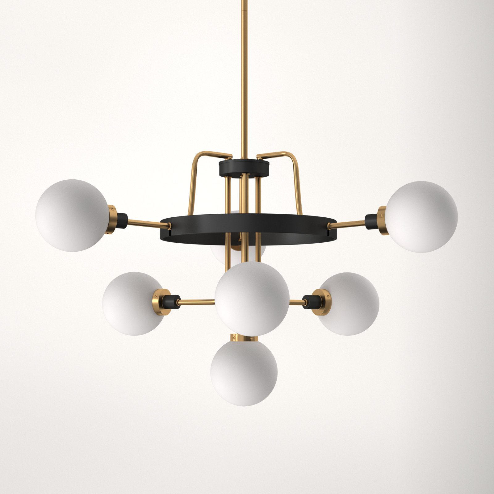 Andrea 7 - Light Metal Dimmable Sputnik Chandelier