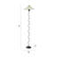 155cm Black Metal Floor Lamp