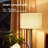 Tacettin 69.02'' Navy Blue Tree Floor Lamp