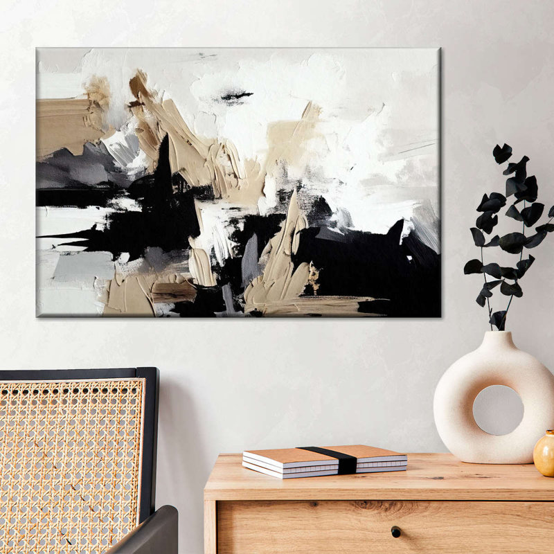 Textured Abstract I On Canvas Print, 8" H x 12" W x 1" D