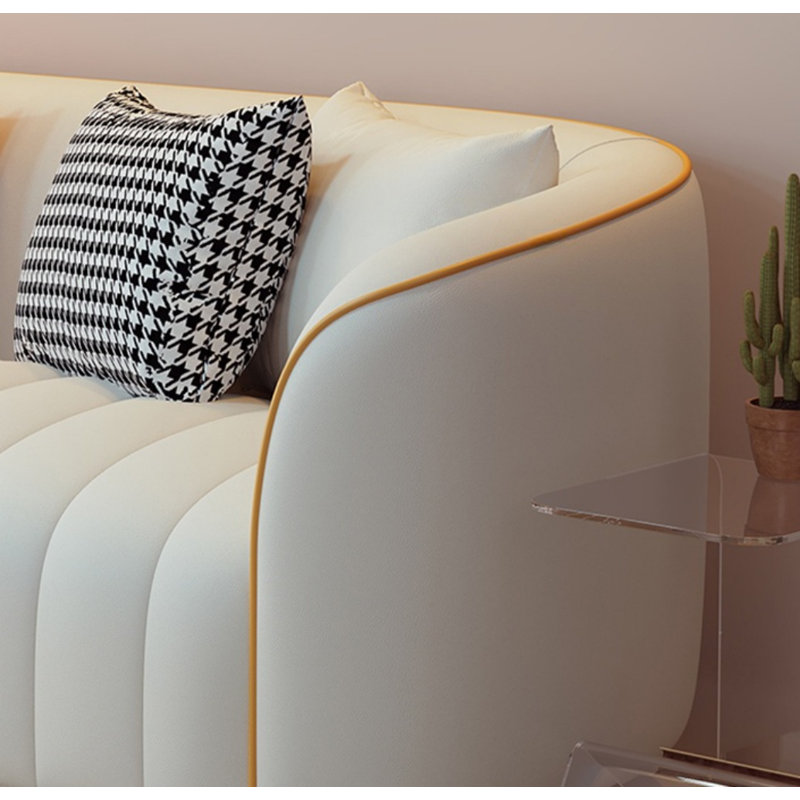 Modern Creative Minimalist Sofa, Off-White