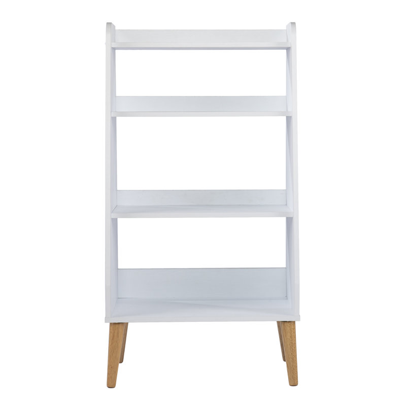 Bibliothèque échelle H 44,5 "x l 23,75" Aneitra, Blanc / naturel
