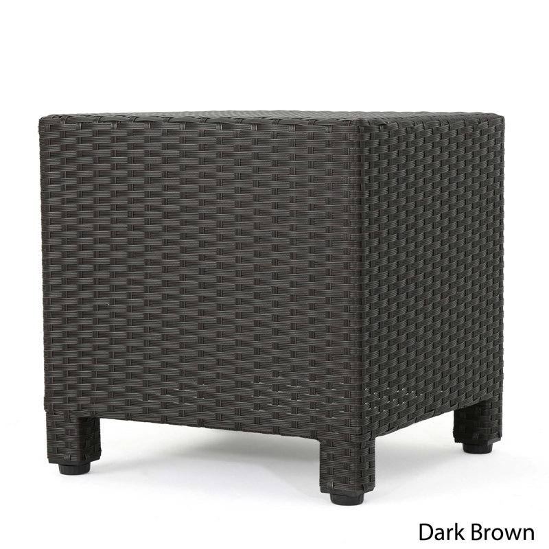 Table d'appoint Puerta, Marron foncé