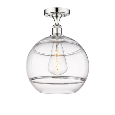 Edison - Adrieanna - 1 Light Semi-Flush Mount