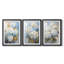 FLORAL Series Cxxvi - Impression encadrée sur mesure de qualité supérieure - 3 pièces