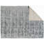 Silk Striped Area Rug in Gray/Black-36049590