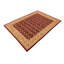 Tapis oriental rouge / brun clair en laine noué à la main 8 pi 1 po x 11 pi 11 po Oriental
