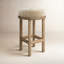 Wells Saldino Stool-Beige Shearling-595495775-560582027-560582030