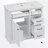 36" Single Bathroom Vanity Set With Ceramic Top-214450431