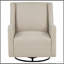 Fauteuil oscillant pivotant Odessa Latte
