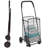 Portable Folding Shopping Cart With Wheels, Lightweight And Durable Metal Utility Trolley For Groceries, Laundry, And Home Use, Black, Compact Foldable Design