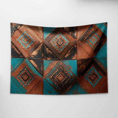 Southwestern Patterns Zuni Diamonds 241 Wall Tapestry