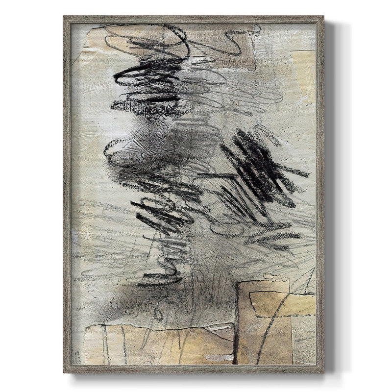 MaskedNotesII Framed Print - Solid Wood, 11" H x 9" W