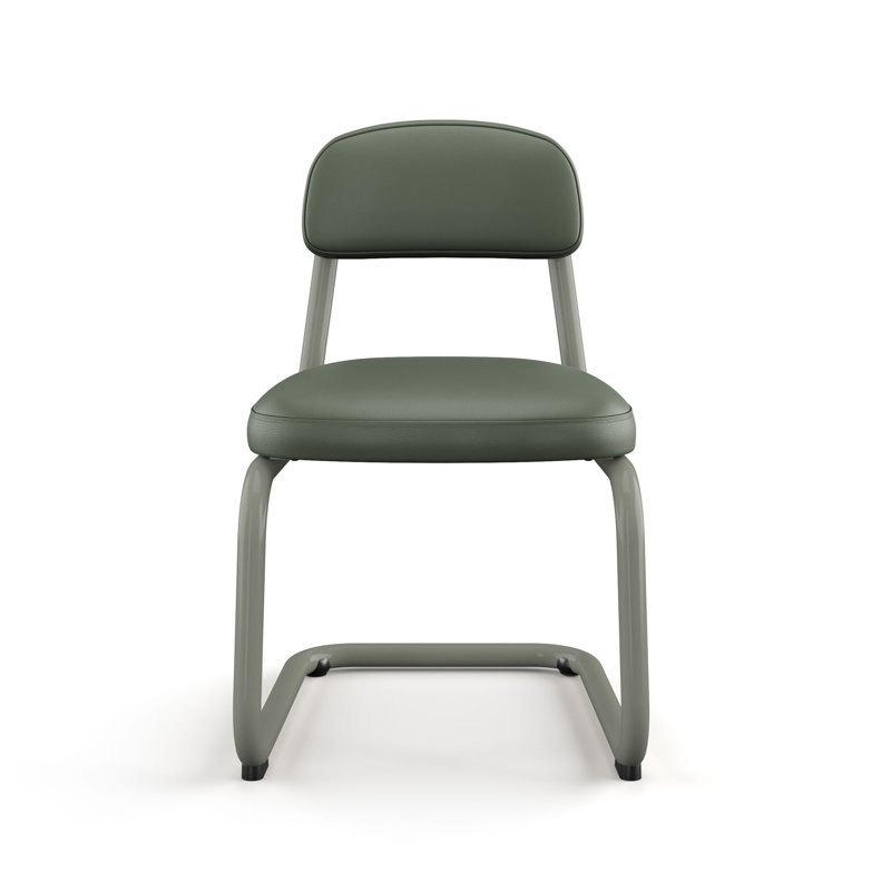 Chaise rembourrée Amisco Flynn, Vert / vert sauge