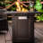 28in Propane Fire Pit Table, 50000 Gas Outdoor Fireplace With Lid And Lava Stone, Approved For Backyard Balcony Patio Deck Courtyard