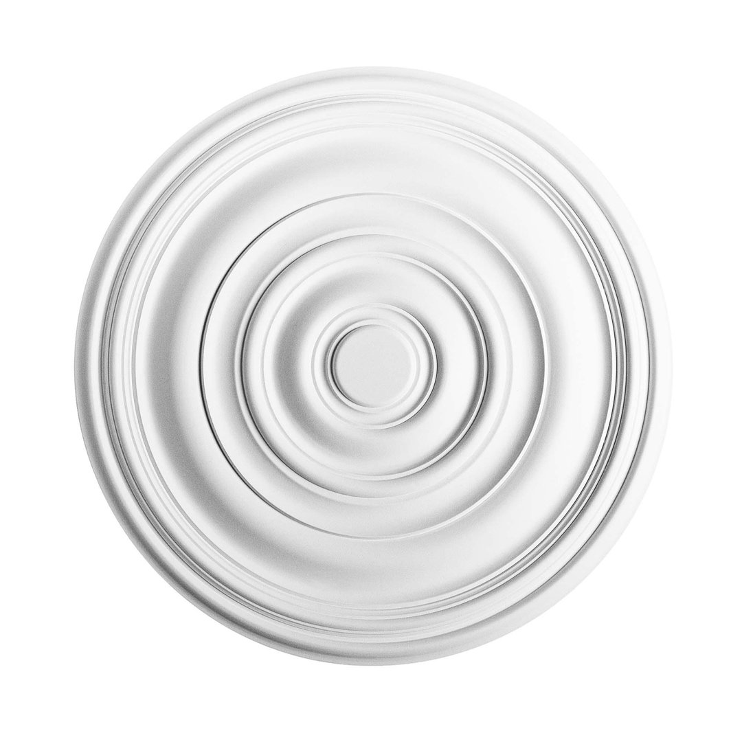29-3/8 in x 1-1/4 in Plain Primed White Polyurethane Ceiling Medallion Orac Decor