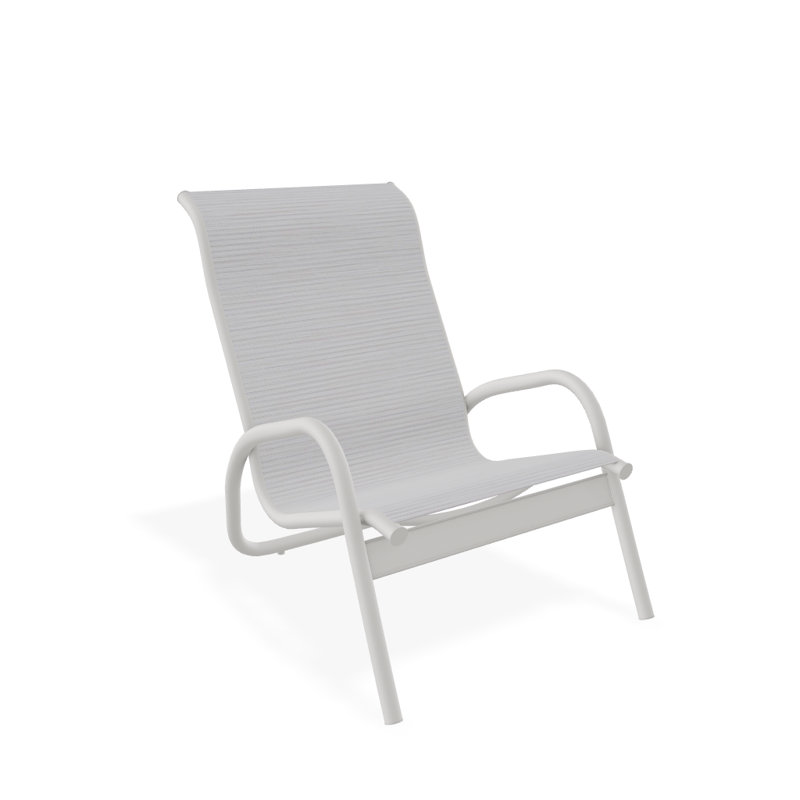 Gardenella Patio Chair, Snow, Abalone