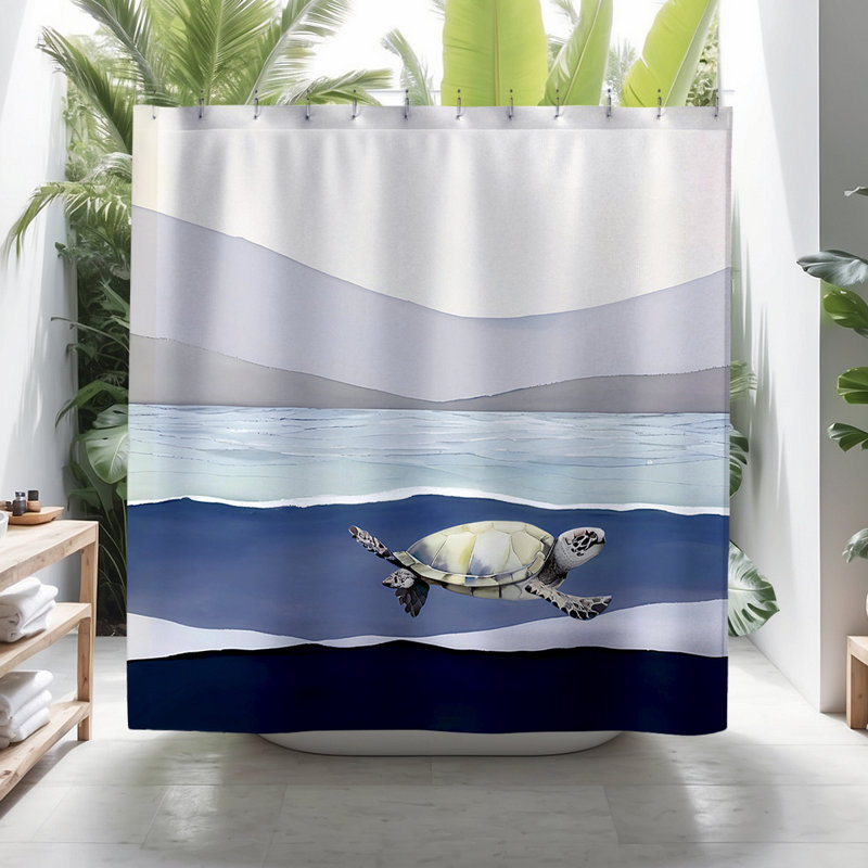 Beck Shower Sea Turtle Curtain